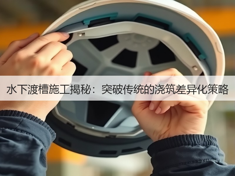 水下渡槽施工揭秘:突破传统的浇筑差异化策略 水下渡槽施工揭秘:突破传统的浇筑差异化策略
