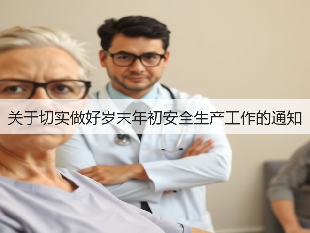 关于切实做好岁末年初安全生产工作的通知(图3)