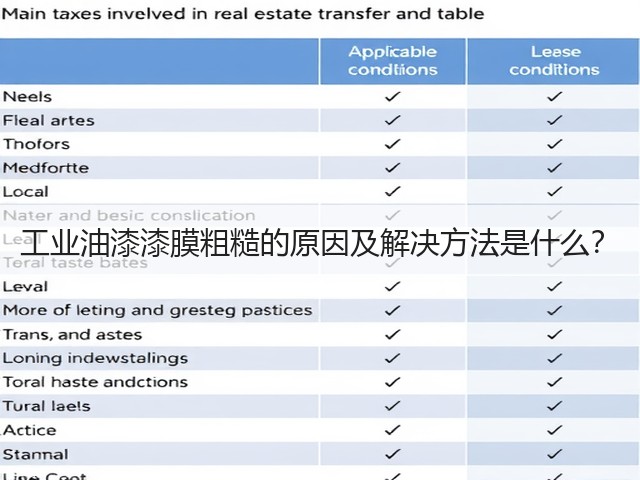 工业油漆漆膜粗糙的原因及解决方法是什么?(图3) 工业油漆漆膜粗糙的原因及解决方法是什么?(图3)