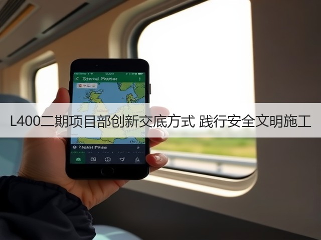 L400二期项目部创新交底方式 践行安全文明施工(图2) L400二期项目部创新交底方式 践行安全文明施工(图2)