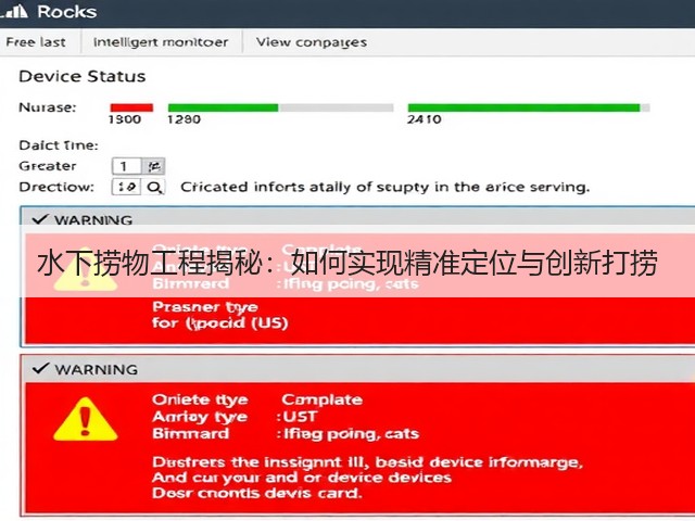 水下捞物工程揭秘:如何实现精准定位与创新打捞(图2) 水下捞物工程揭秘:如何实现精准定位与创新打捞(图2)