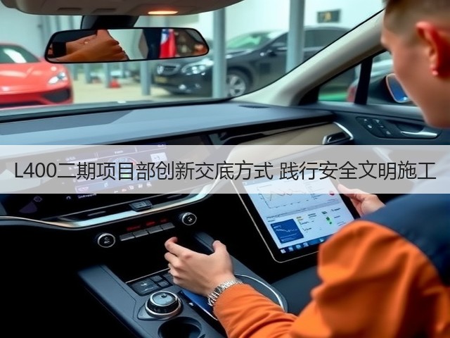L400二期项目部创新交底方式 践行安全文明施工(图3) L400二期项目部创新交底方式 践行安全文明施工(图3)