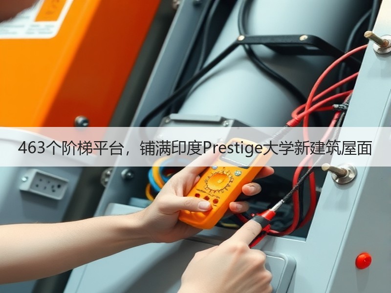 463个阶梯平台，铺满印度Prestige大学新建筑屋面