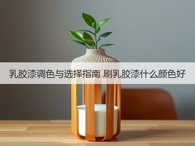 乳胶漆调色与选择指南 刷乳胶漆什么颜色好(图1) 乳胶漆调色与选择指南 刷乳胶漆什么颜色好(图1)