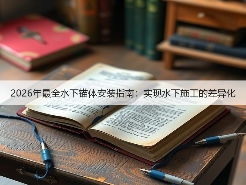 2026年最全水下锚体安装指南:实现水下施工的差异化 2026年最全水下锚体安装指南:实现水下施工的差异化