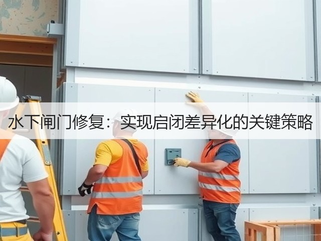 水下闸门修复:实现启闭差异化的关键策略(图3) 水下闸门修复:实现启闭差异化的关键策略(图3)