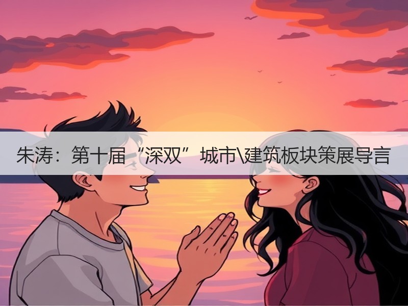 朱涛：第十届“深双”城市\建筑板块策展导言
