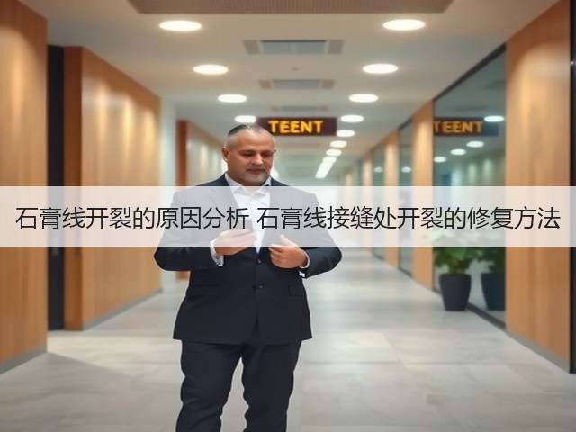 石膏线开裂的原因分析 石膏线接缝处开裂的修复方法(图1)