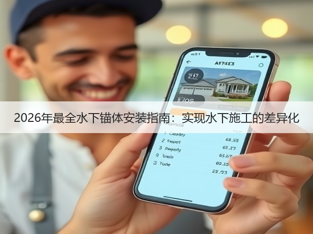 2026年最全水下锚体安装指南:实现水下施工的差异化(图2) 2026年最全水下锚体安装指南:实现水下施工的差异化(图2)