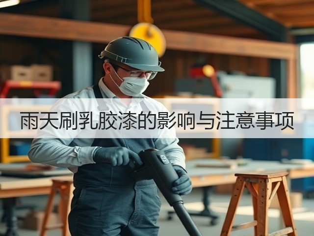 雨天刷乳胶漆的影响与注意事项(图1) 雨天刷乳胶漆的影响与注意事项(图1)