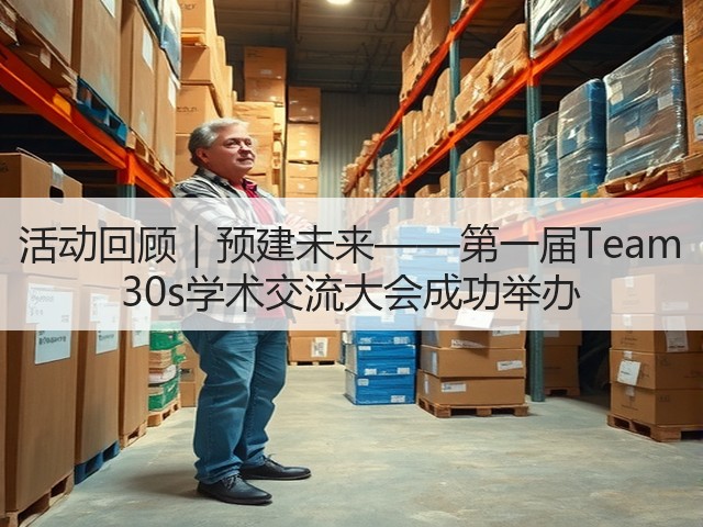 活动回顾｜预建未来——第一届Team 30s学术交流大会成功举办(图1)
