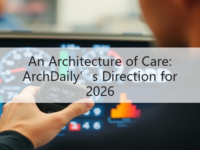 An Architecture of Care: ArchDaily’s Direction for 2026(图1) An Architecture of Care: ArchDaily’s Direction for 2026(图1)