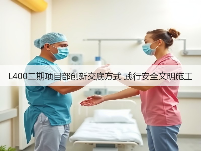 L400二期项目部创新交底方式 践行安全文明施工 L400二期项目部创新交底方式 践行安全文明施工