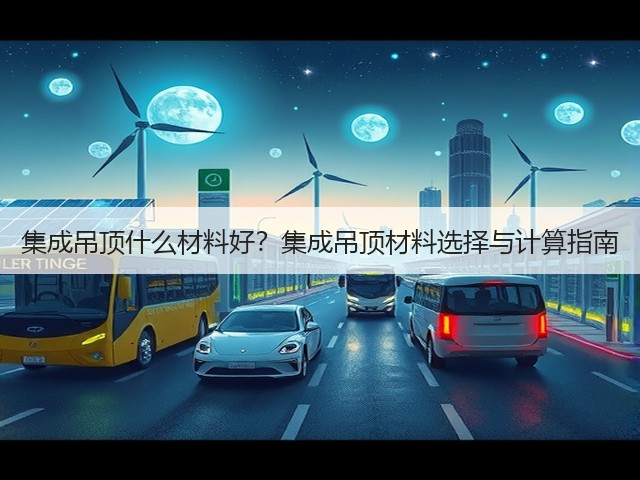 集成吊顶什么材料好？集成吊顶材料选择与计算指南(图1)