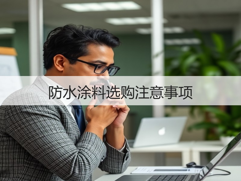 防水涂料选购注意事项