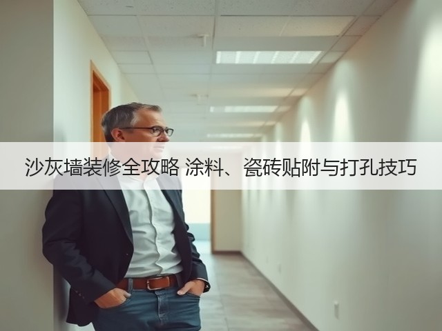 沙灰墙装修全攻略 涂料、瓷砖贴附与打孔技巧(图1) 沙灰墙装修全攻略 涂料、瓷砖贴附与打孔技巧(图1)