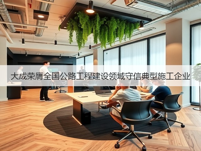 大成荣膺全国公路工程建设领域守信典型施工企业(图1)