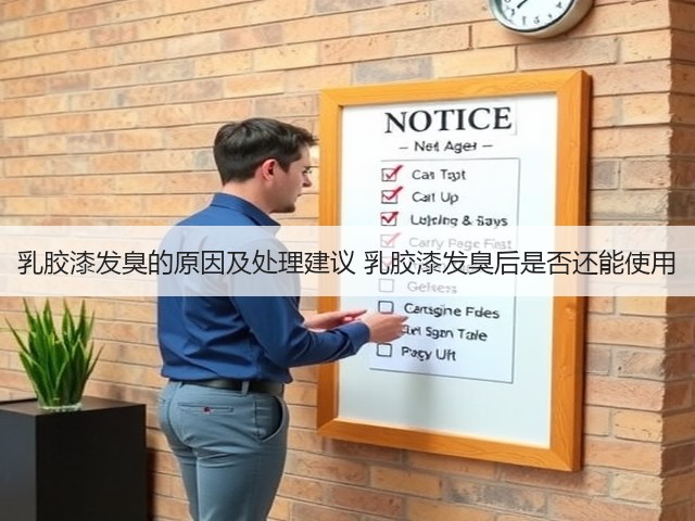 乳胶漆发臭的原因及处理建议 乳胶漆发臭后是否还能使用(图1) 乳胶漆发臭的原因及处理建议 乳胶漆发臭后是否还能使用(图1)