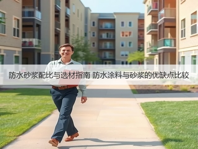 防水砂浆配比与选材指南 防水涂料与砂浆的优缺点比较(图1)