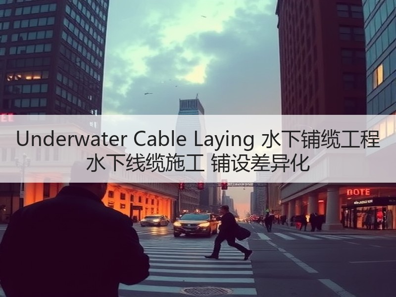 Underwater Cable Laying 水下铺缆工程 水下线缆施工 铺设差异化 Underwater Cable Laying 水下铺缆工程 水下线缆施工 铺设差异化