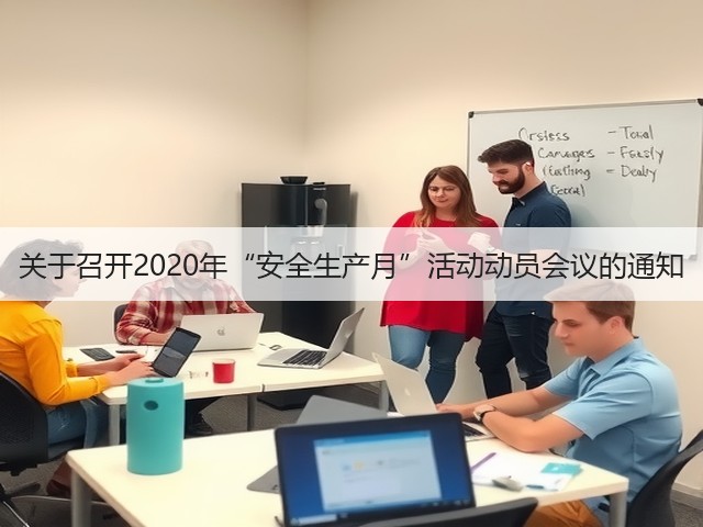 关于召开2020年“安全生产月”活动动员会议的通知(图2)