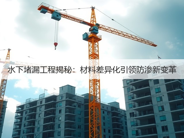 水下堵漏工程揭秘：材料差异化引领防渗新变革(图2)