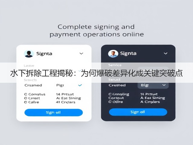 水下拆除工程揭秘:为何爆破差异化成关键突破点(图2) 水下拆除工程揭秘:为何爆破差异化成关键突破点(图2)