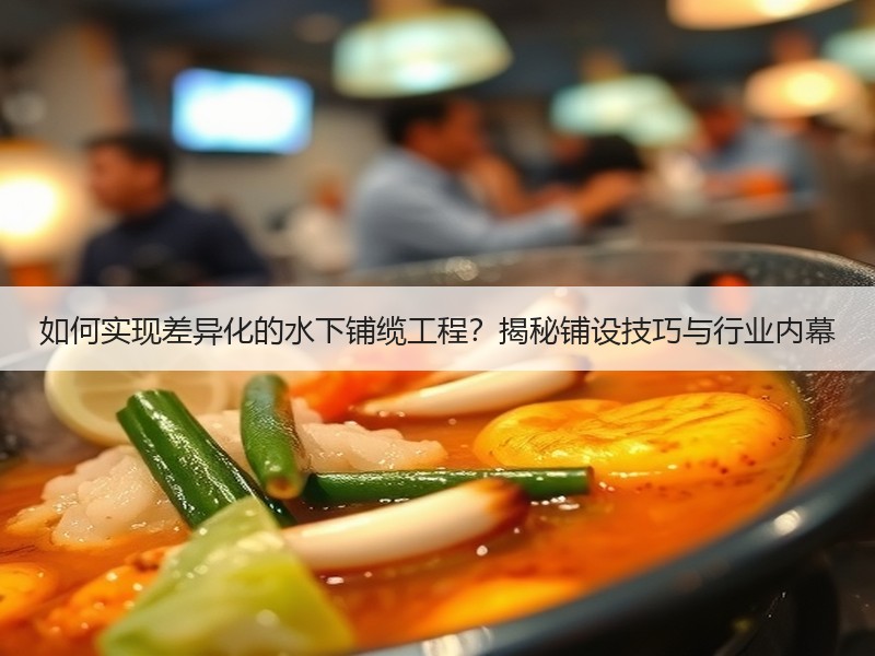如何实现差异化的水下铺缆工程?揭秘铺设技巧与行业内幕 如何实现差异化的水下铺缆工程?揭秘铺设技巧与行业内幕