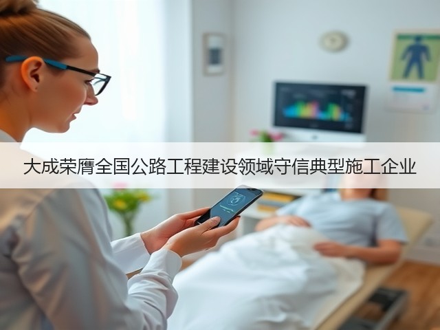 大成荣膺全国公路工程建设领域守信典型施工企业(图3)
