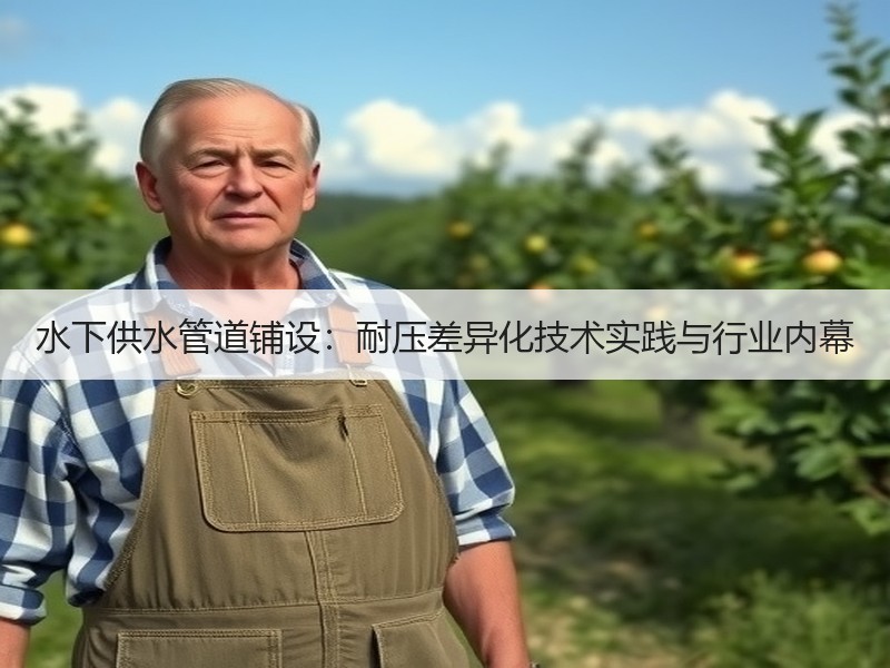 水下供水管道铺设:耐压差异化技术实践与行业内幕 水下供水管道铺设:耐压差异化技术实践与行业内幕