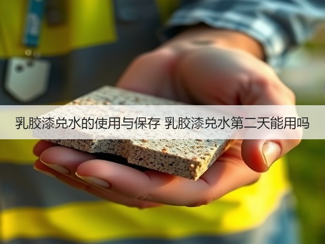 乳胶漆兑水的使用与保存 乳胶漆兑水第二天能用吗(图2) 乳胶漆兑水的使用与保存 乳胶漆兑水第二天能用吗(图2)
