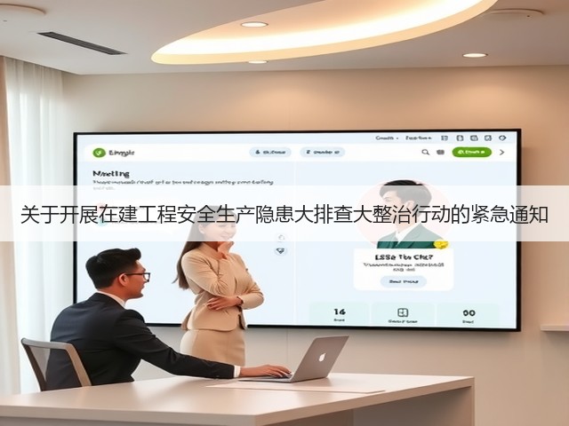 关于开展在建工程安全生产隐患大排查大整治行动的紧急通知(图3)