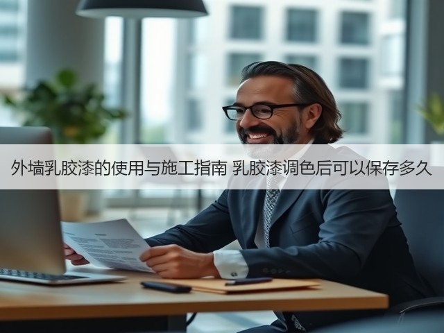 外墙乳胶漆的使用与施工指南 乳胶漆调色后可以保存多久(图1) 外墙乳胶漆的使用与施工指南 乳胶漆调色后可以保存多久(图1)