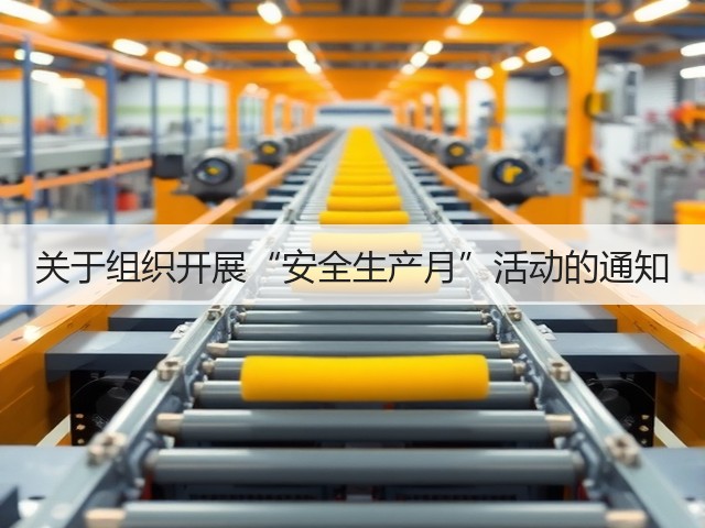 关于组织开展“安全生产月”活动的通知(图1)