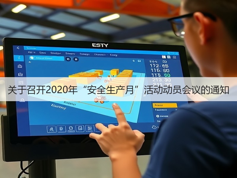 关于召开2020年“安全生产月”活动动员会议的通知