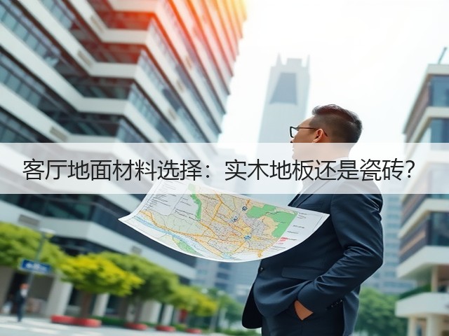 客厅地面材料选择:实木地板还是瓷砖?(图3) 客厅地面材料选择:实木地板还是瓷砖?(图3)