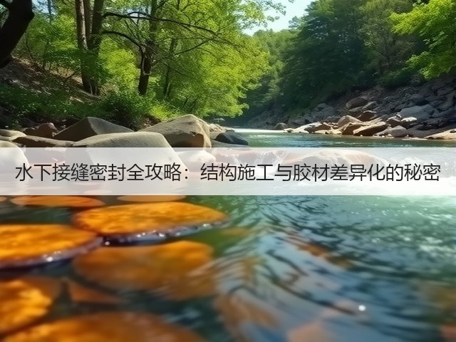 水下接缝密封全攻略:结构施工与胶材差异化的秘密(图1) 水下接缝密封全攻略:结构施工与胶材差异化的秘密(图1)