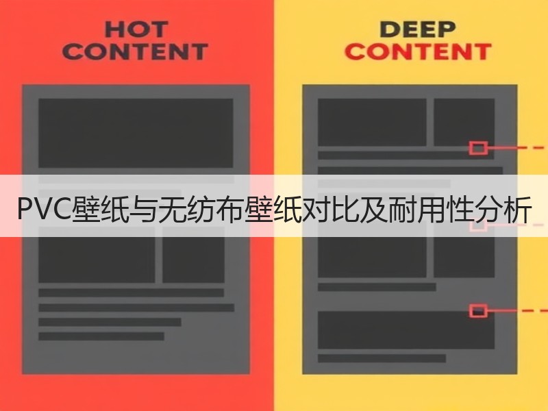 PVC壁纸与无纺布壁纸对比及耐用性分析