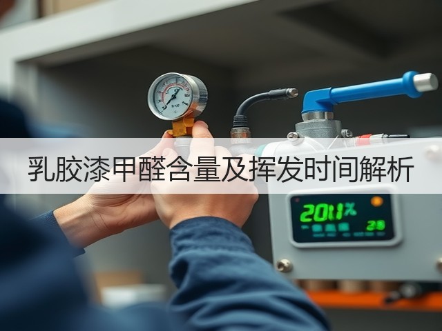乳胶漆甲醛含量及挥发时间解析(图1) 乳胶漆甲醛含量及挥发时间解析(图1)