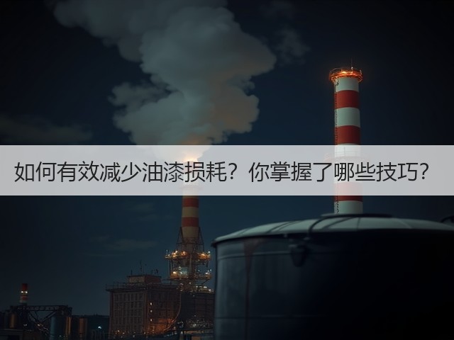 如何有效减少油漆损耗?你掌握了哪些技巧?(图1) 如何有效减少油漆损耗?你掌握了哪些技巧?(图1)