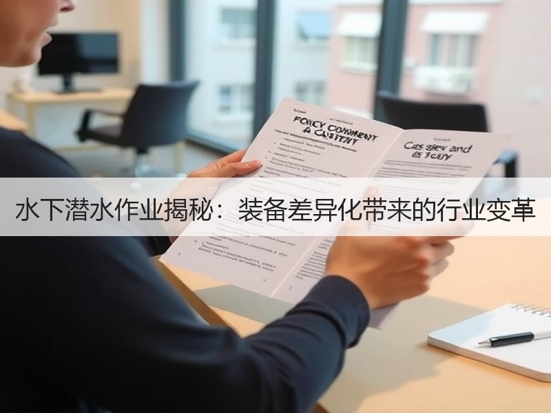 水下潜水作业揭秘:装备差异化带来的行业变革 水下潜水作业揭秘:装备差异化带来的行业变革