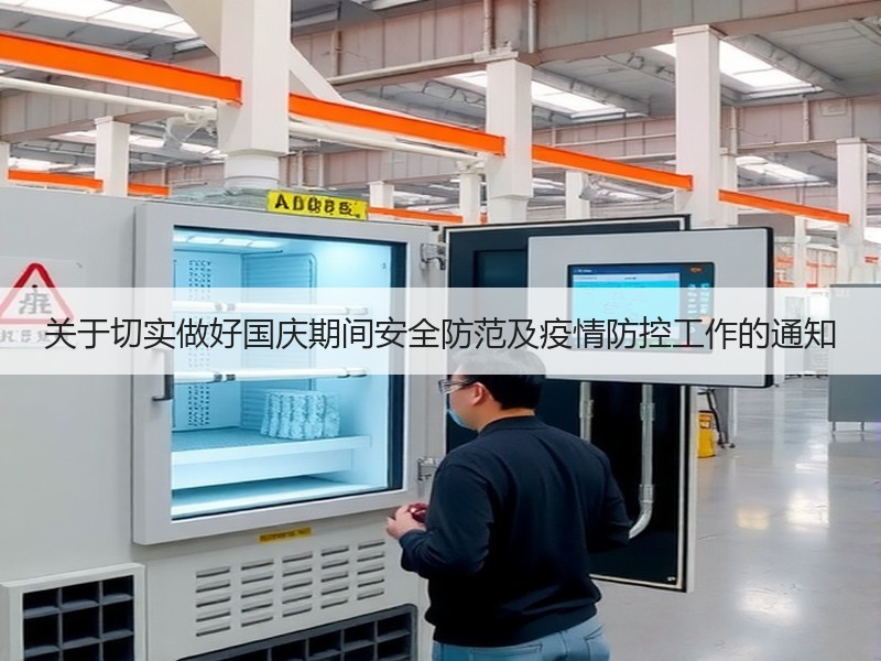 关于切实做好国庆期间安全防范及疫情防控工作的通知