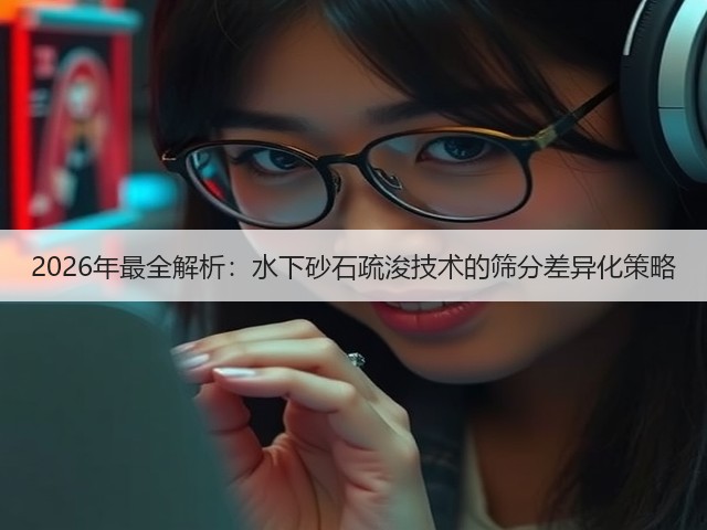 2026年最全解析：水下砂石疏浚技术的筛分差异化策略(图2)