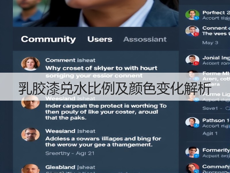 乳胶漆兑水比例及颜色变化解析