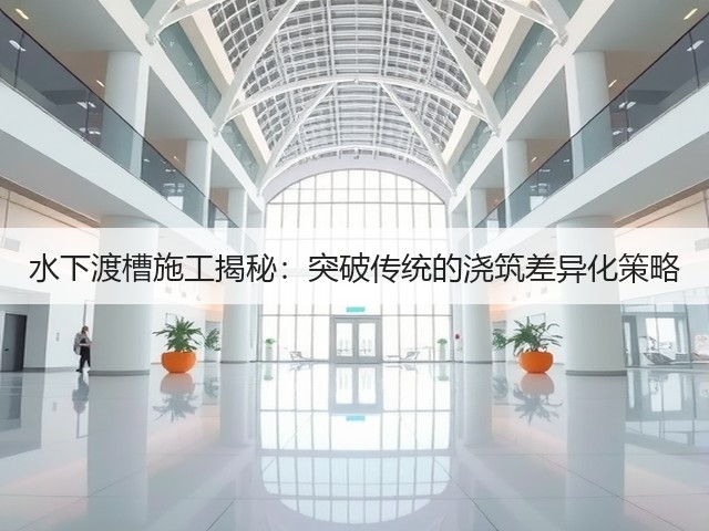 水下渡槽施工揭秘:突破传统的浇筑差异化策略(图1) 水下渡槽施工揭秘:突破传统的浇筑差异化策略(图1)