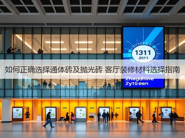 如何正确选择通体砖及抛光砖 客厅装修材料选择指南(图1) 如何正确选择通体砖及抛光砖 客厅装修材料选择指南(图1)
